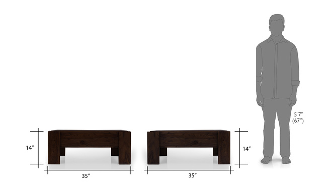 Arabica Coffee Table(Mahogany)
